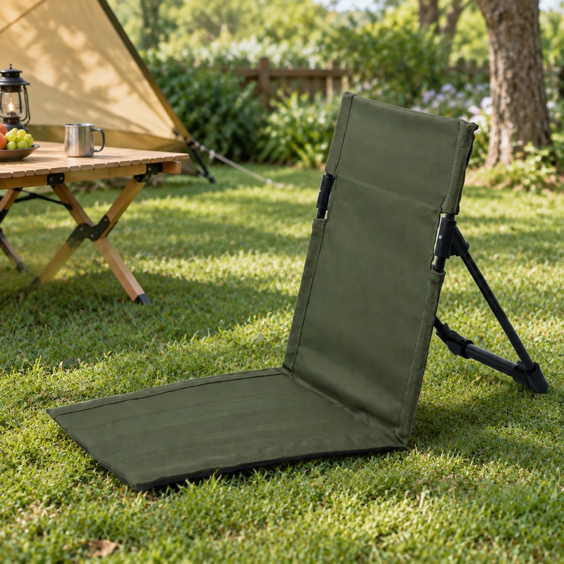 Outdoor Camping Recliner Chairs - Lightweight Foldable Camping Seat Made of
