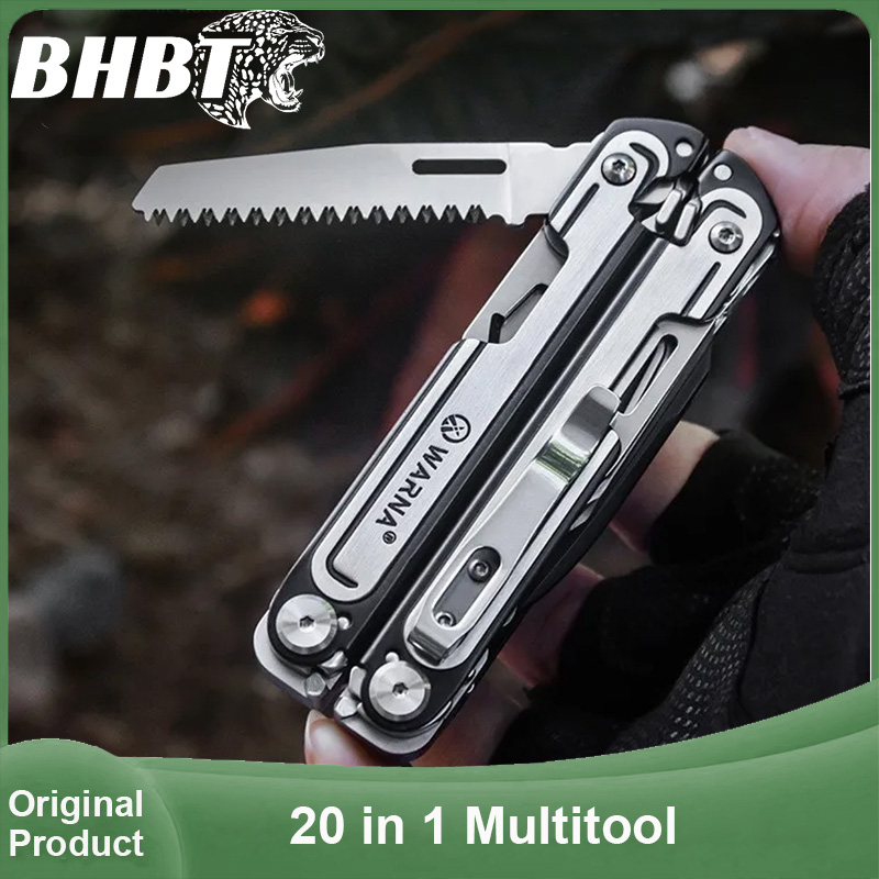 Camping Knife Multi-Tool - BHBT 20-in-1 Multitool Pliers Folding EDC