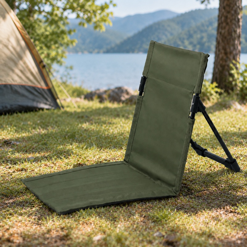 Outdoor Camping Recliner Chairs - Lightweight Foldable Camping Seat Made of