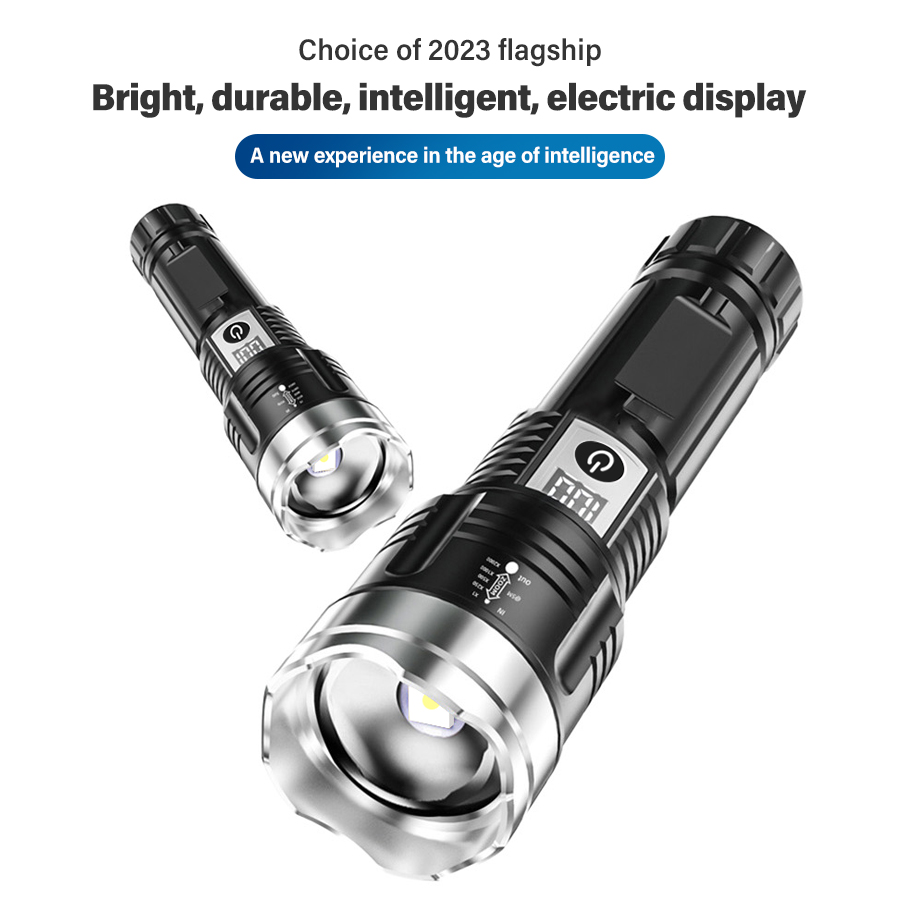 High Power 200000LM LED Flashl - đánh giá và giá Outdoor Camping Lighting