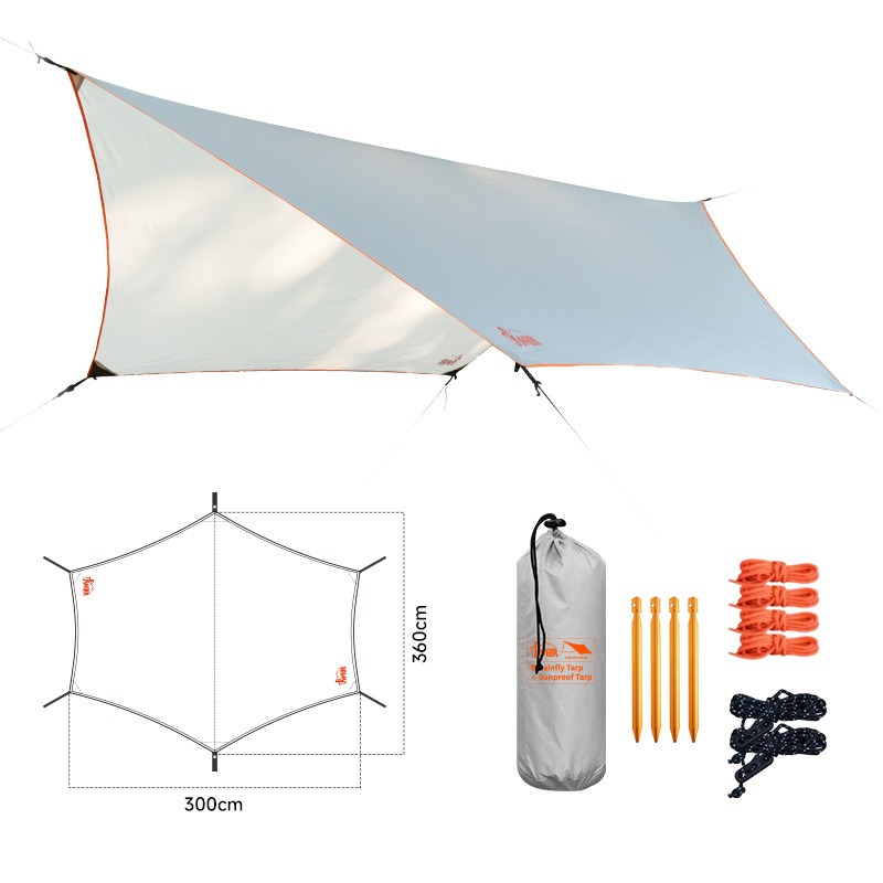 Outdoor camping sunshade canop - đánh giá và giá Camping Hammock