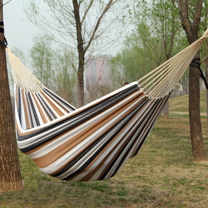 Canvas No Wooden Stick Hammock - đánh giá và giá Camping Hammock