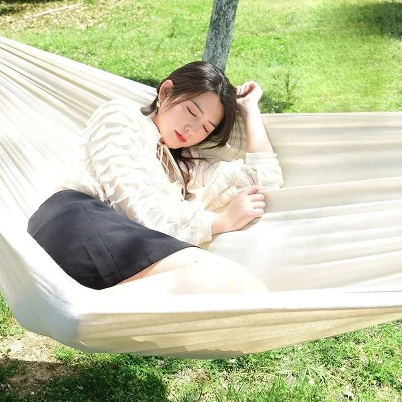 Canvas No Wooden Stick Hammock - đánh giá và giá Camping Hammock