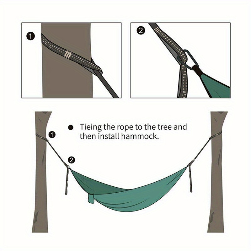 2/4 piece heavy duty climbing  - đánh giá và giá Camping Hammock