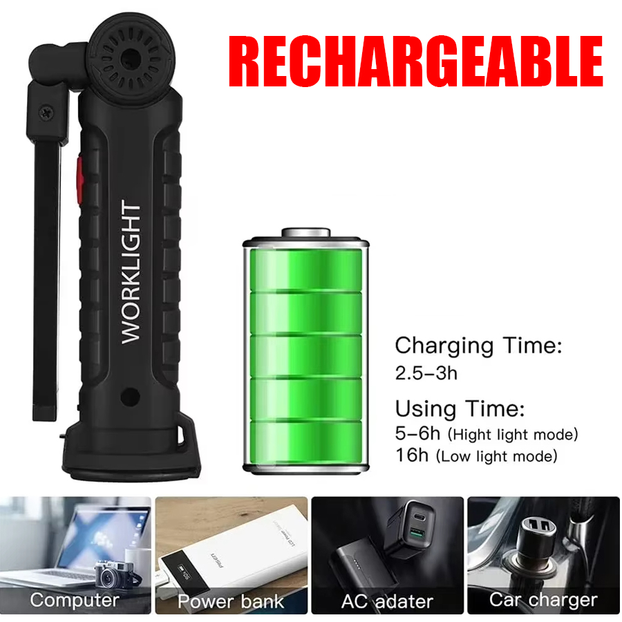 Portable LED Flashlight with M - đánh giá và giá Outdoor Camping Lighting