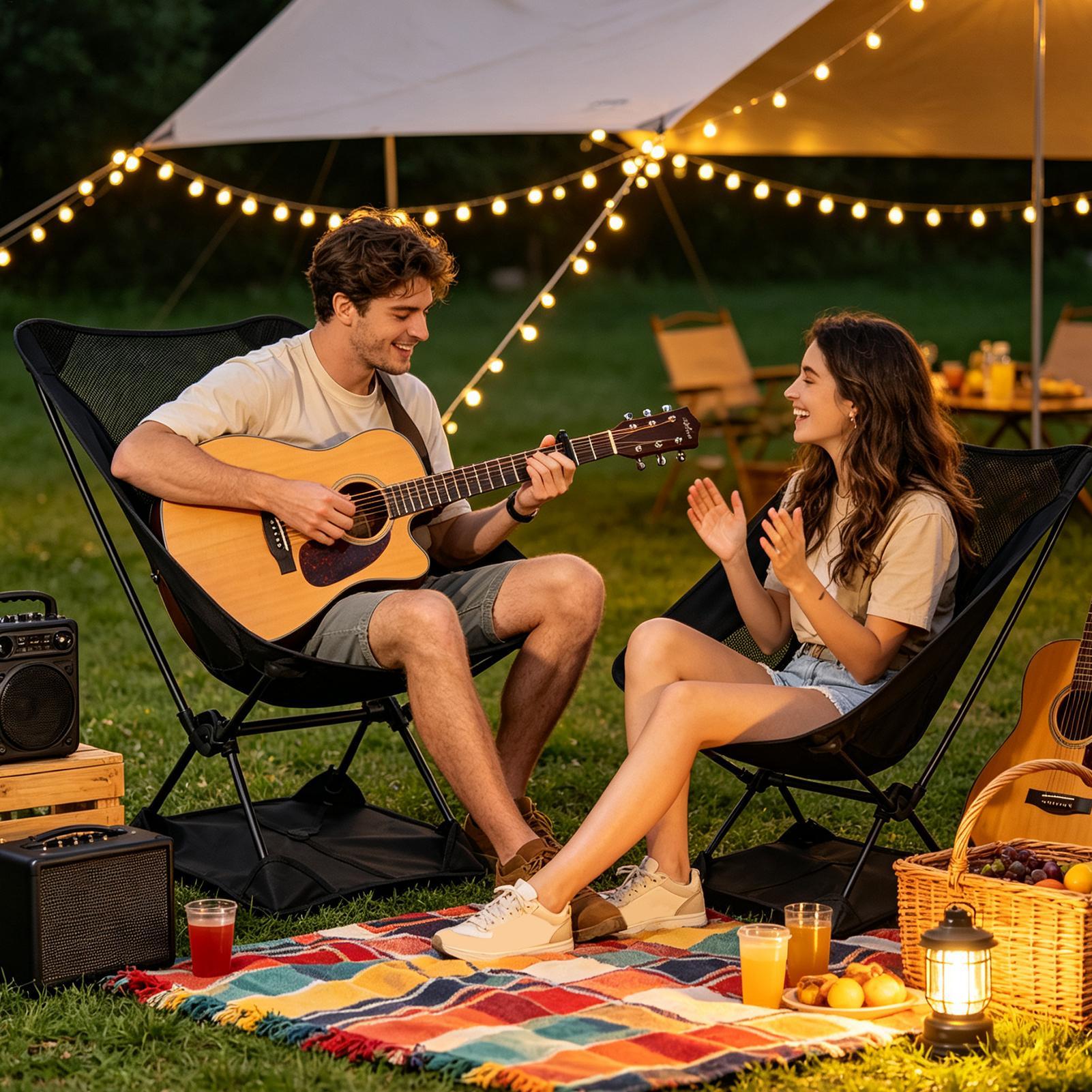 Ground Sheet Camp Chairs Light - đánh giá và giá Outdoor Camping Recliner Chairs