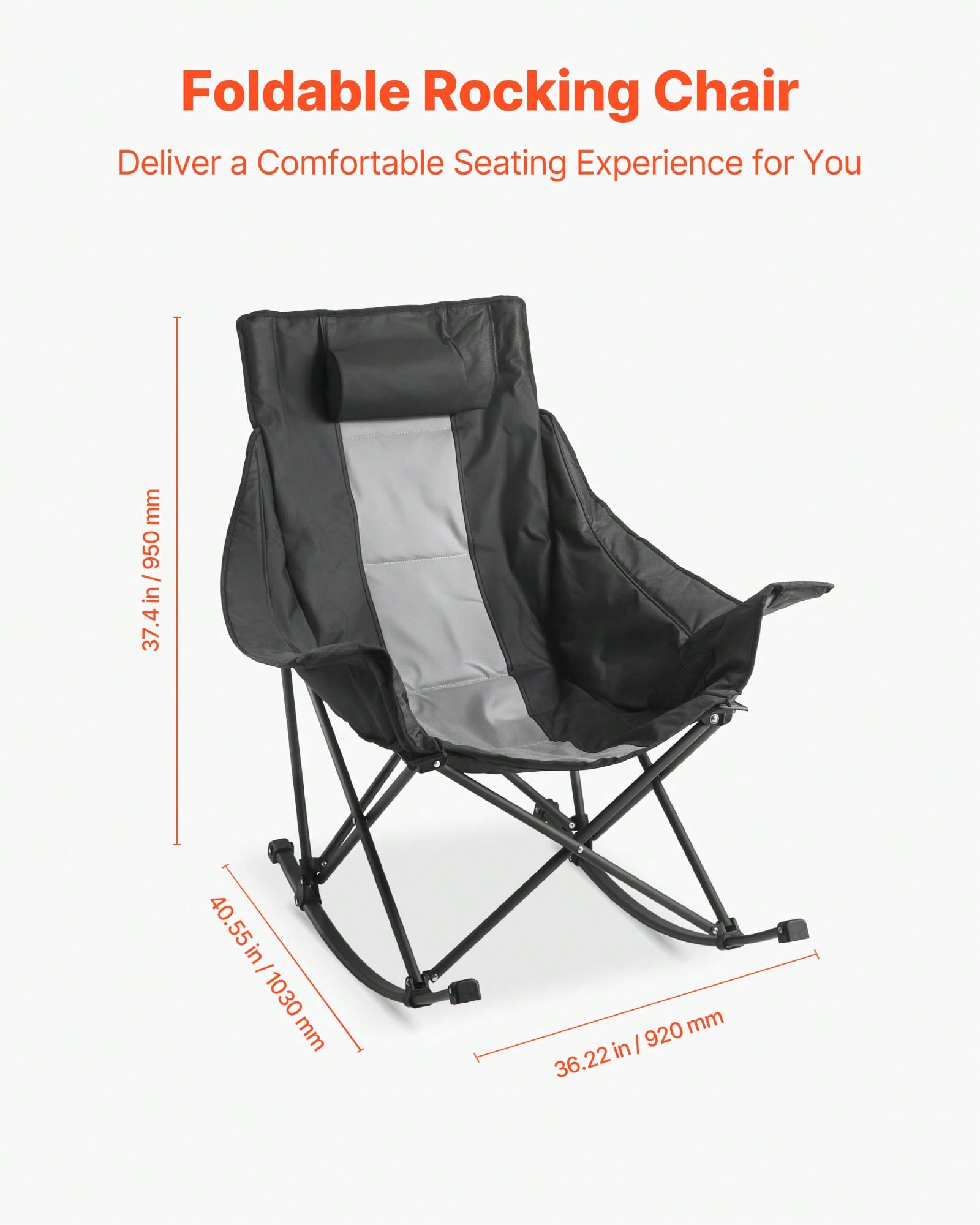 Rocking Camping Chair, Portabl - đánh giá và giá Outdoor Camping Rocking Chair
