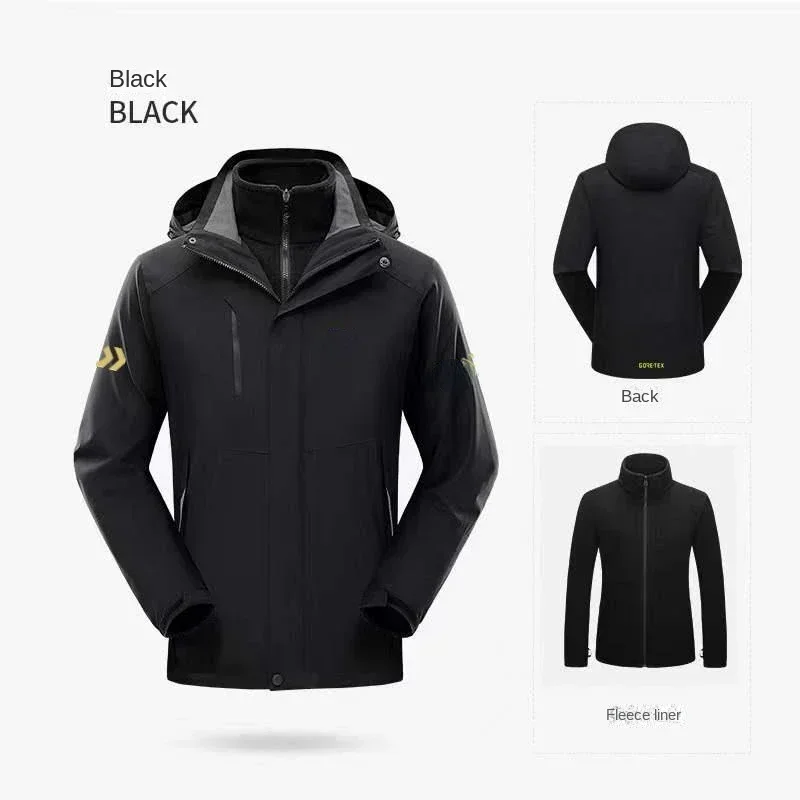 Thick Fishing Clothes Set Wint - đánh giá và giá Outdoor Camping Jacket
