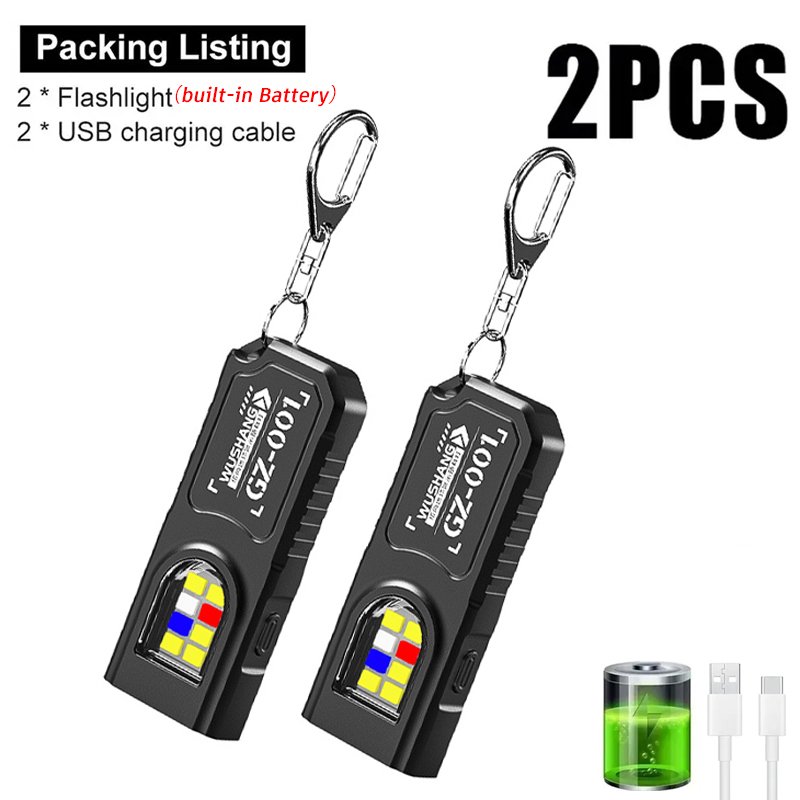 Multifunctional Keychain Flash - đánh giá và giá Outdoor Camping Lighting
