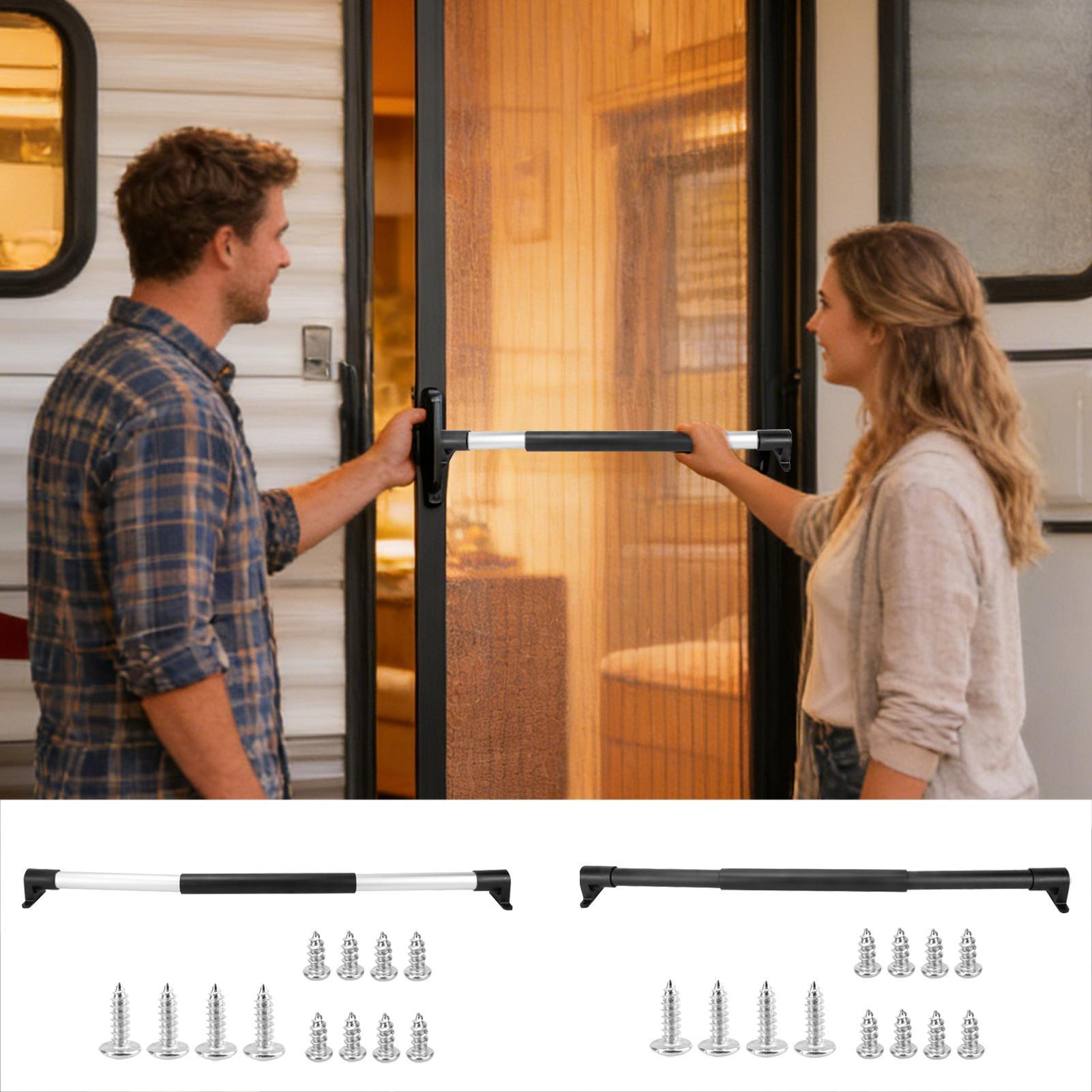 RV Screen Door Bar Adjustable  - đánh giá và giá Outdoor Camping Rental