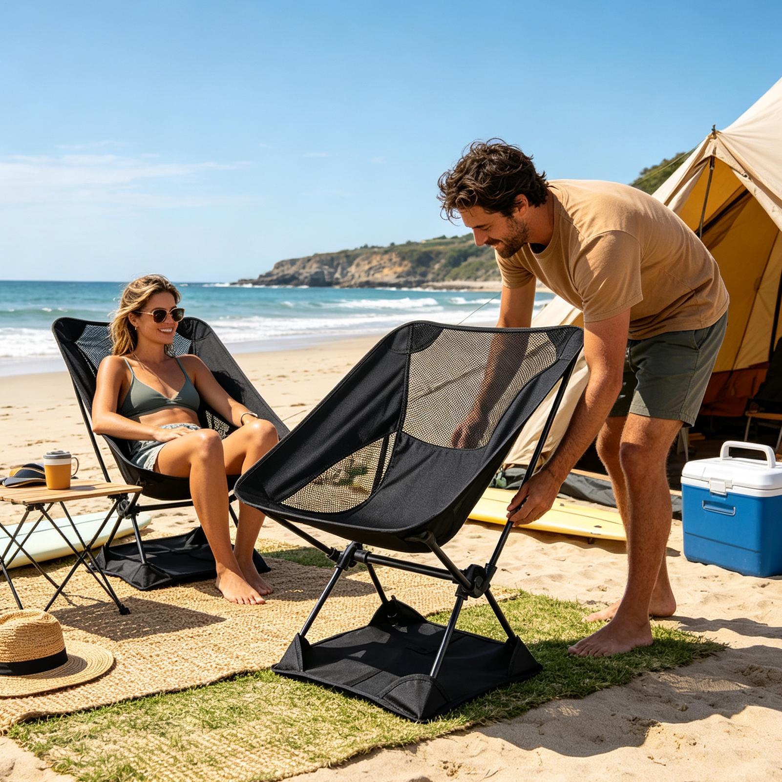 Oxford Cloth Anti-Sink Camp Ch - đánh giá và giá Outdoor Camping Recliner Chairs