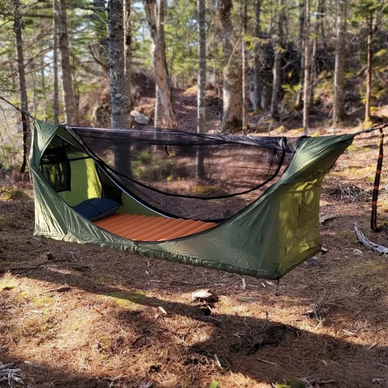 Zipper Type Mosquito Net Breat - đánh giá và giá Camping Hammock