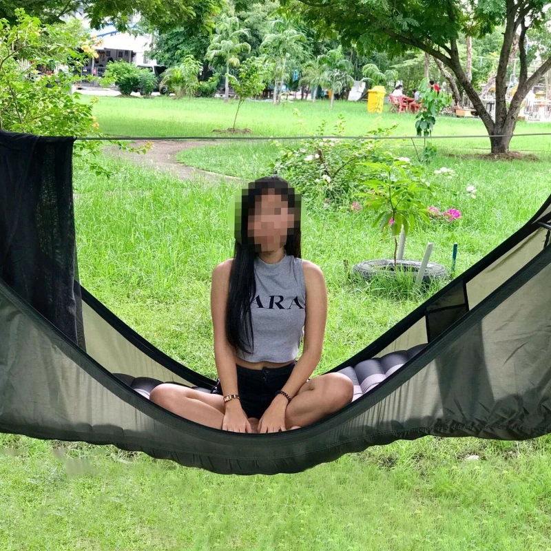 Zipper Type Mosquito Net Breat - đánh giá và giá Camping Hammock