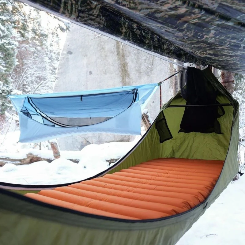 Zipper Type Mosquito Net Breat - đánh giá và giá Camping Hammock