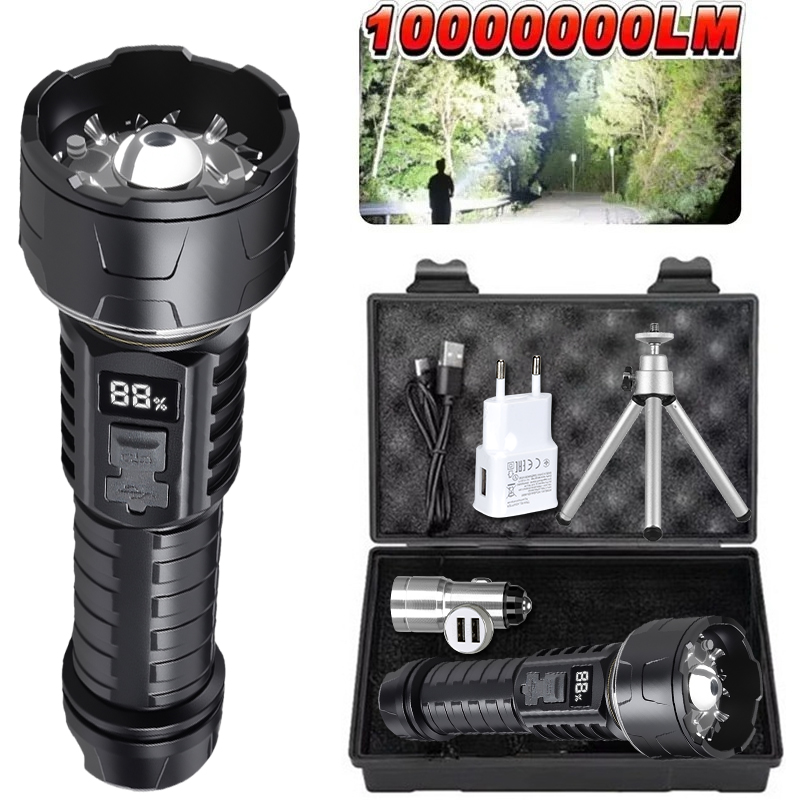 COB LED Flashlight Rechargeabl - đánh giá và giá Outdoor Camping Lighting