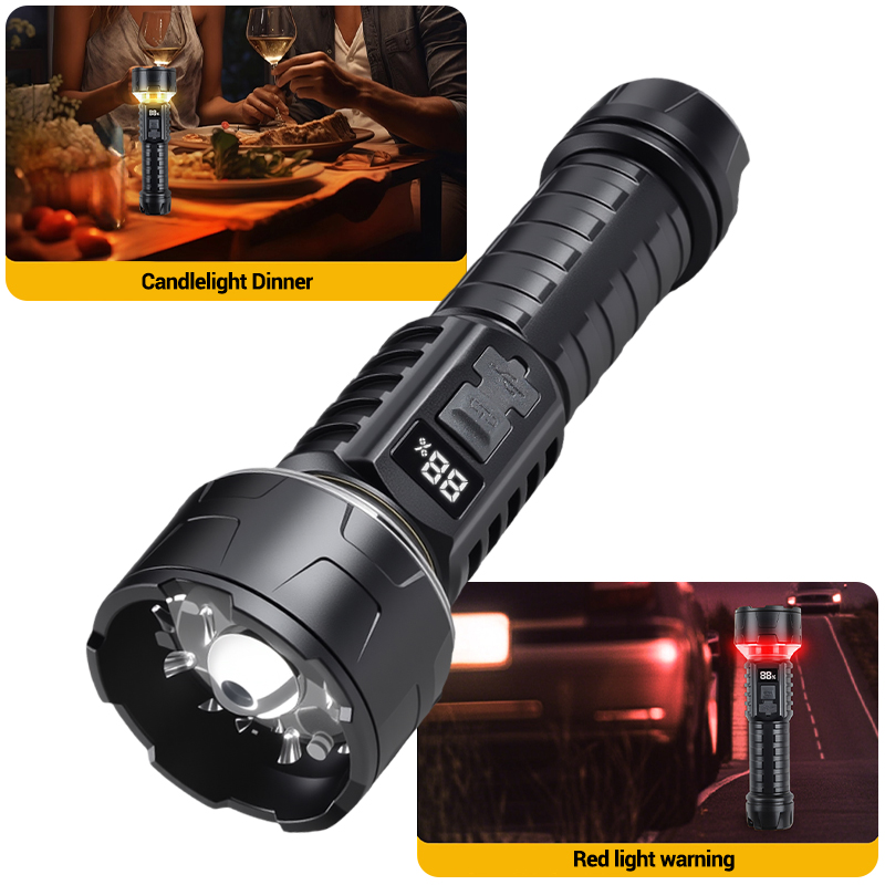 COB LED Flashlight Rechargeabl - đánh giá và giá Outdoor Camping Lighting