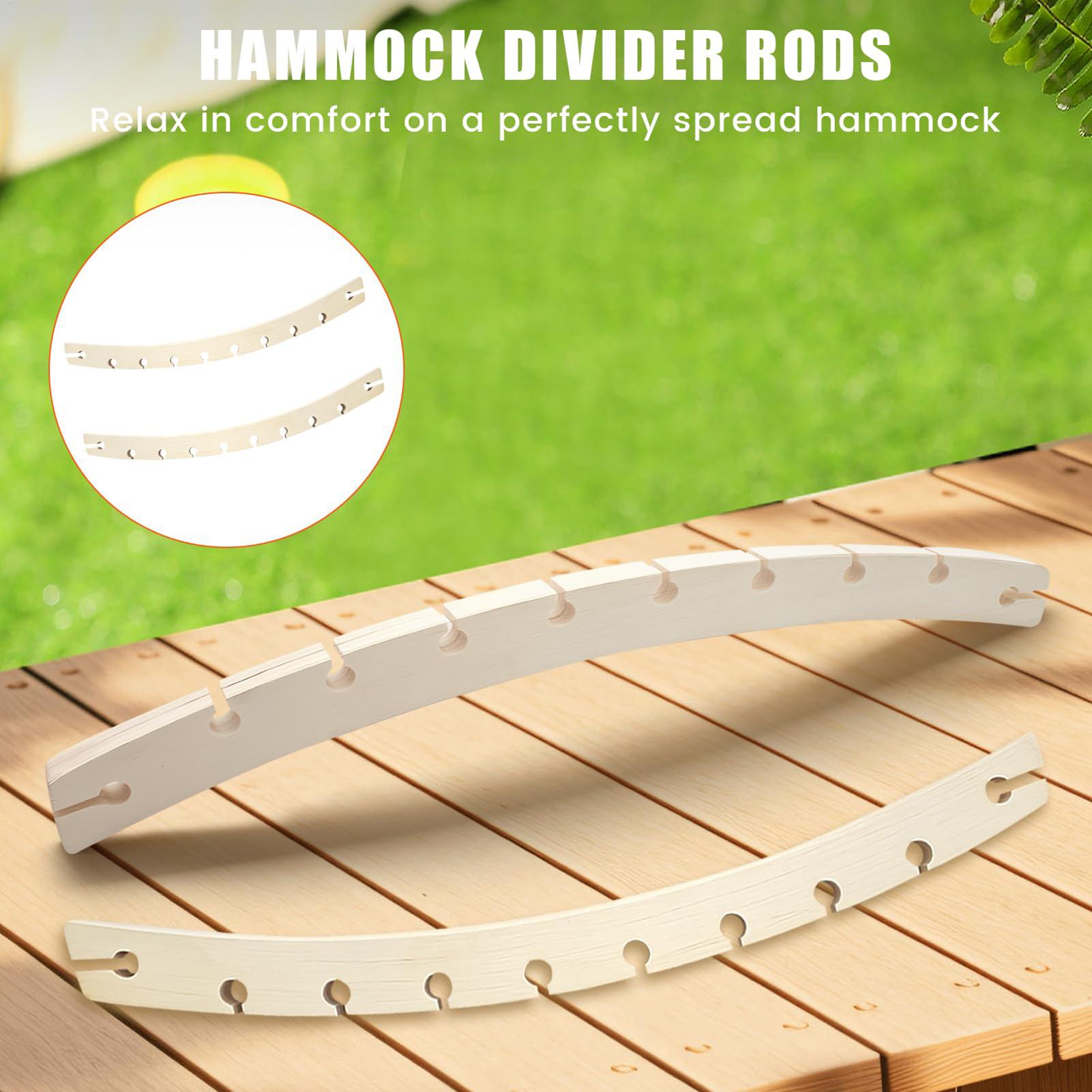 2 Pieces 10-Hole Wooden Hammoc - đánh giá và giá Camping Hammock