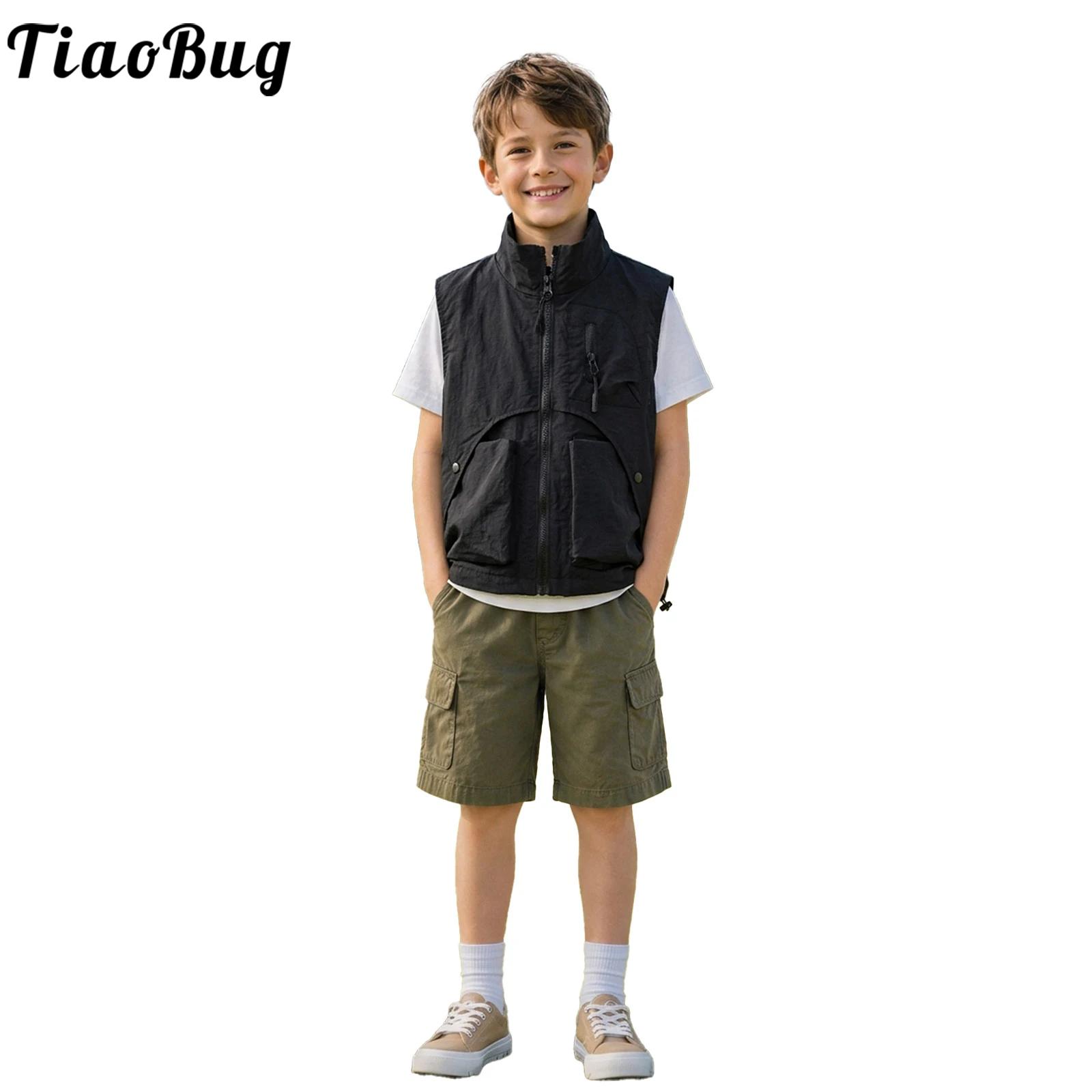 Kids Boys Fashion Zipper Cargo - đánh giá và giá Outdoor Camping Kids Activities