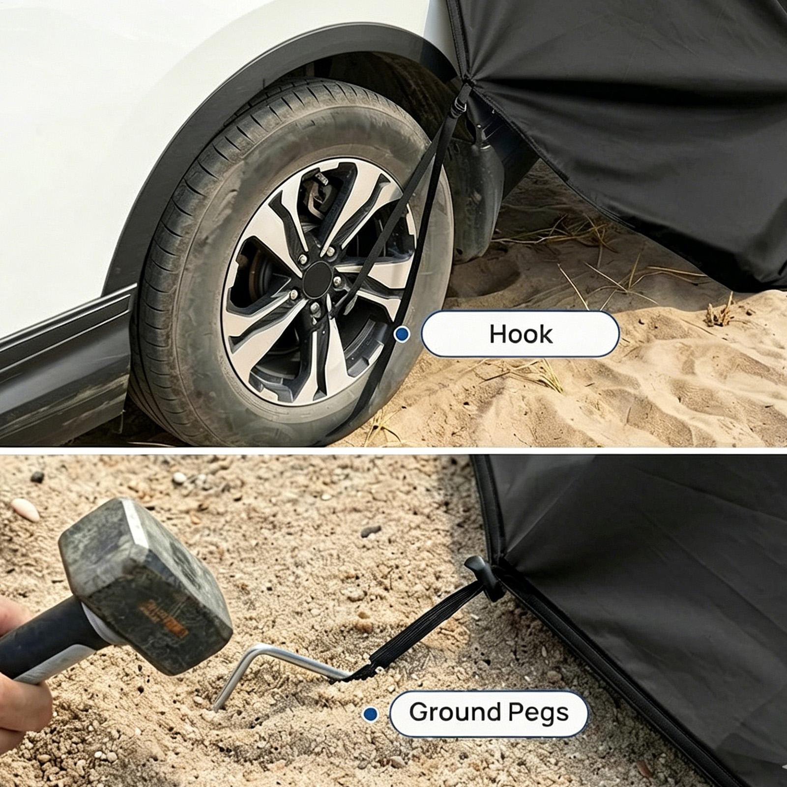 SUV Trunk Tent Car Trunk Priva - đánh giá và giá Outdoor Camping Gazebo