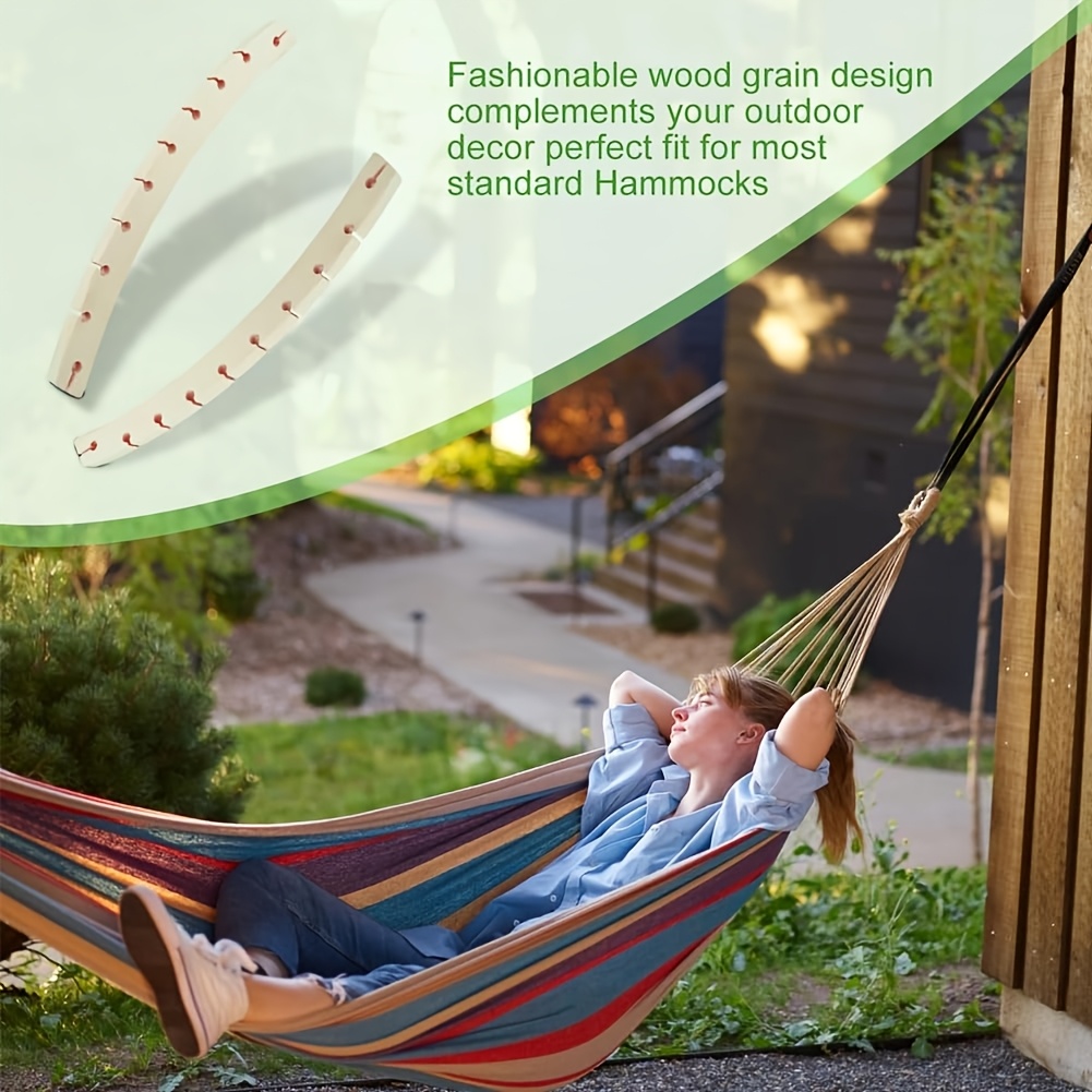 2Pcs Detachable Wooden Hammock - đánh giá và giá Camping Hammock