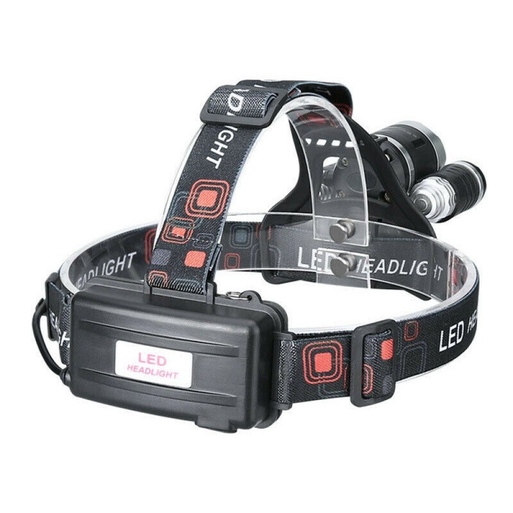 Powerful LED Headlamp 3 Bulb T - đánh giá và giá Outdoor Camping Jobs