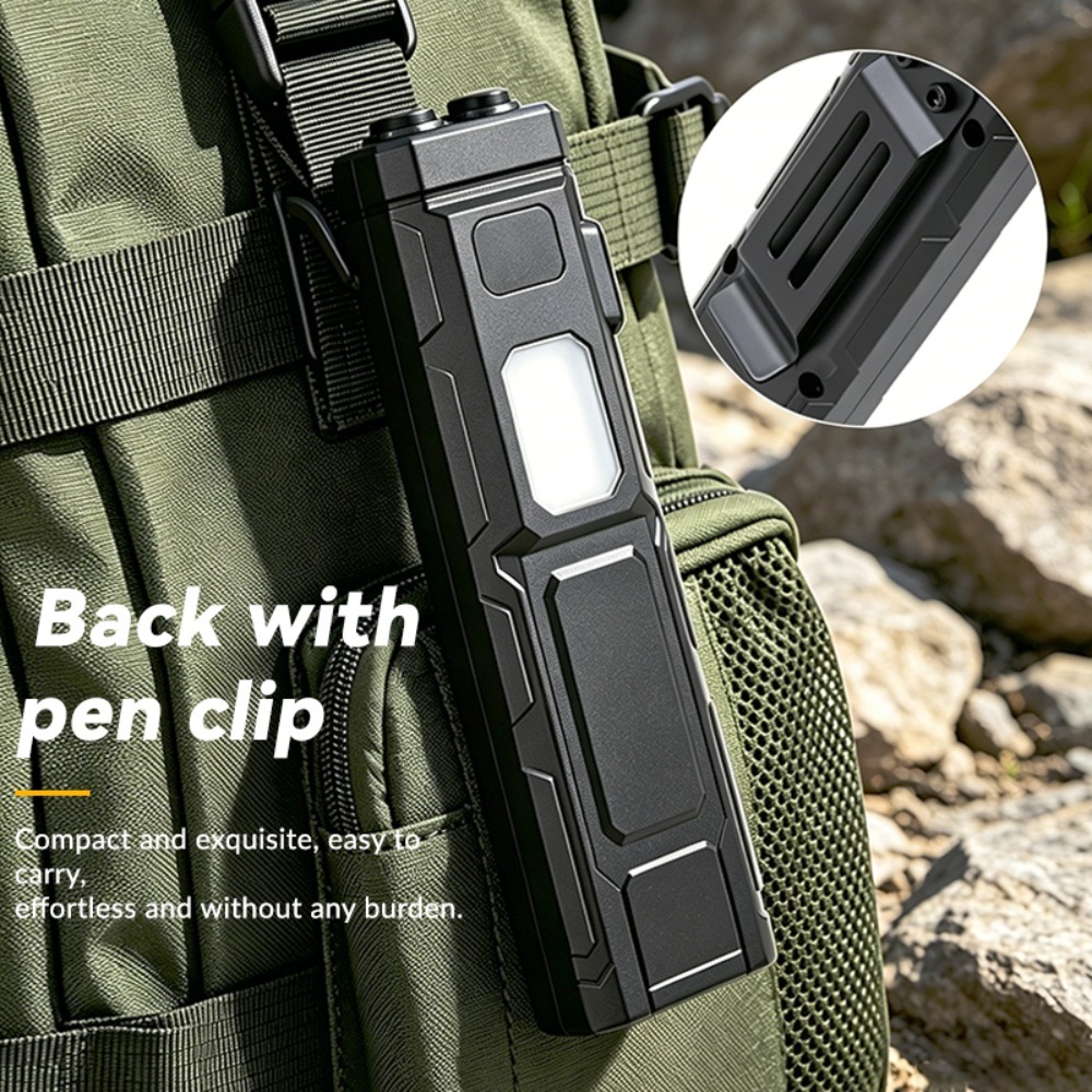 COB LED EDC Flashlight Pen‑Cli - đánh giá và giá Outdoor Camping Lighting