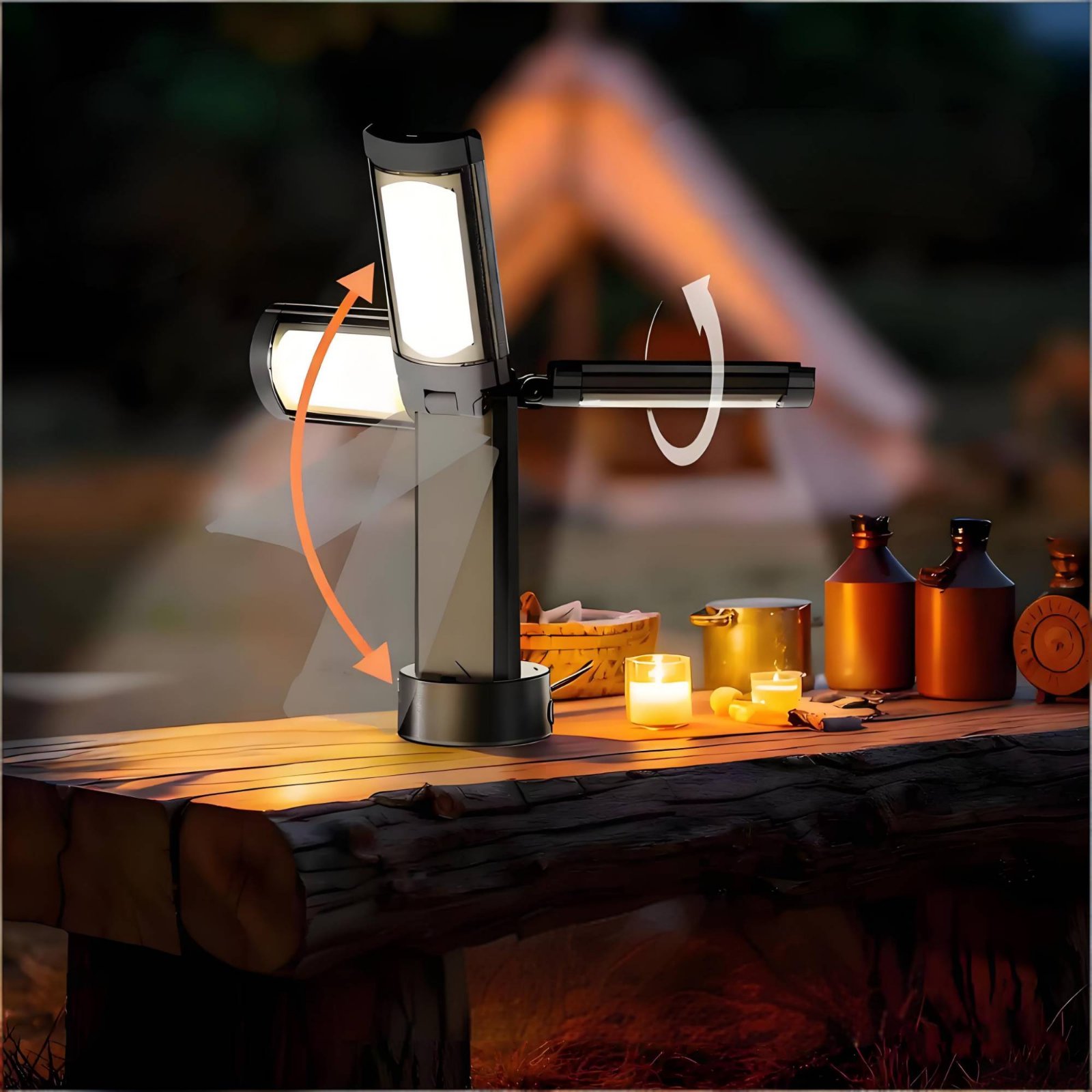 Telescopic Tent Lamp Adjustabl - đánh giá và giá Outdoor Camping Lighting