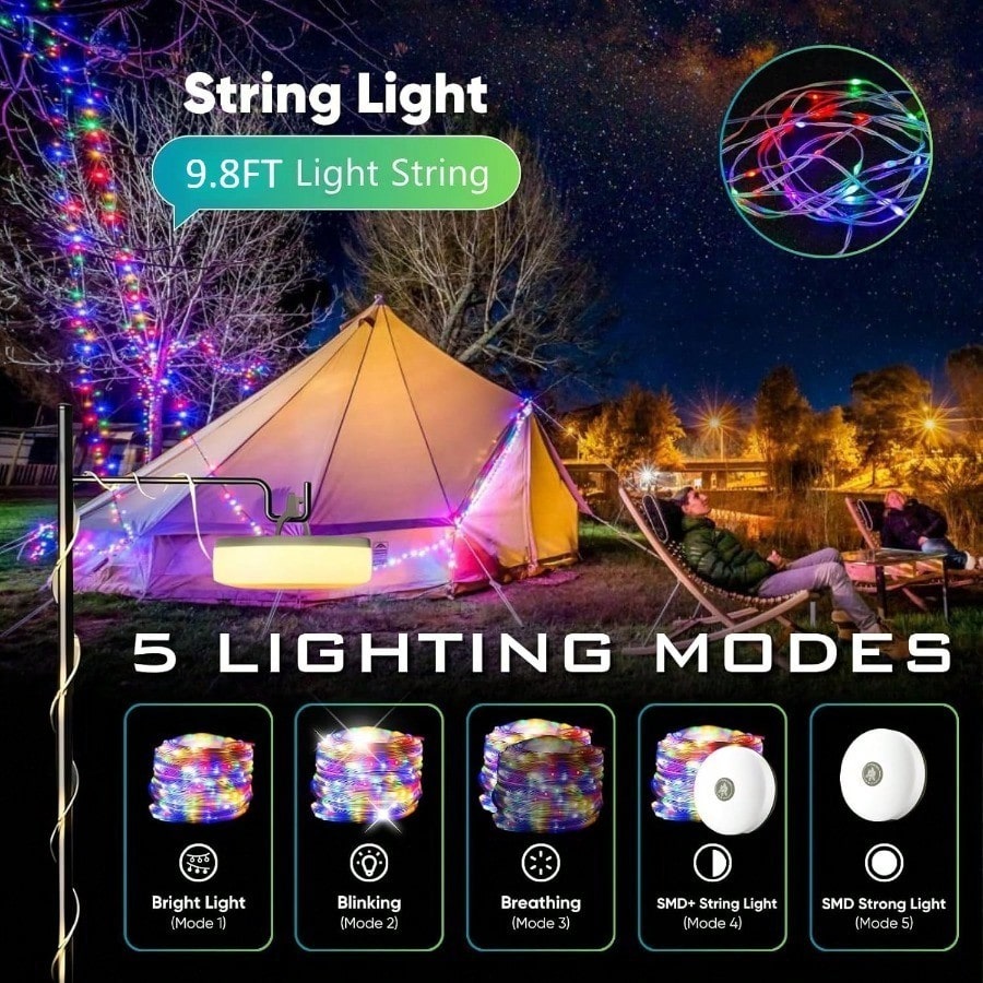 Vivid 9.8FT Retractable Fairy  - đánh giá và giá Camping Hammock